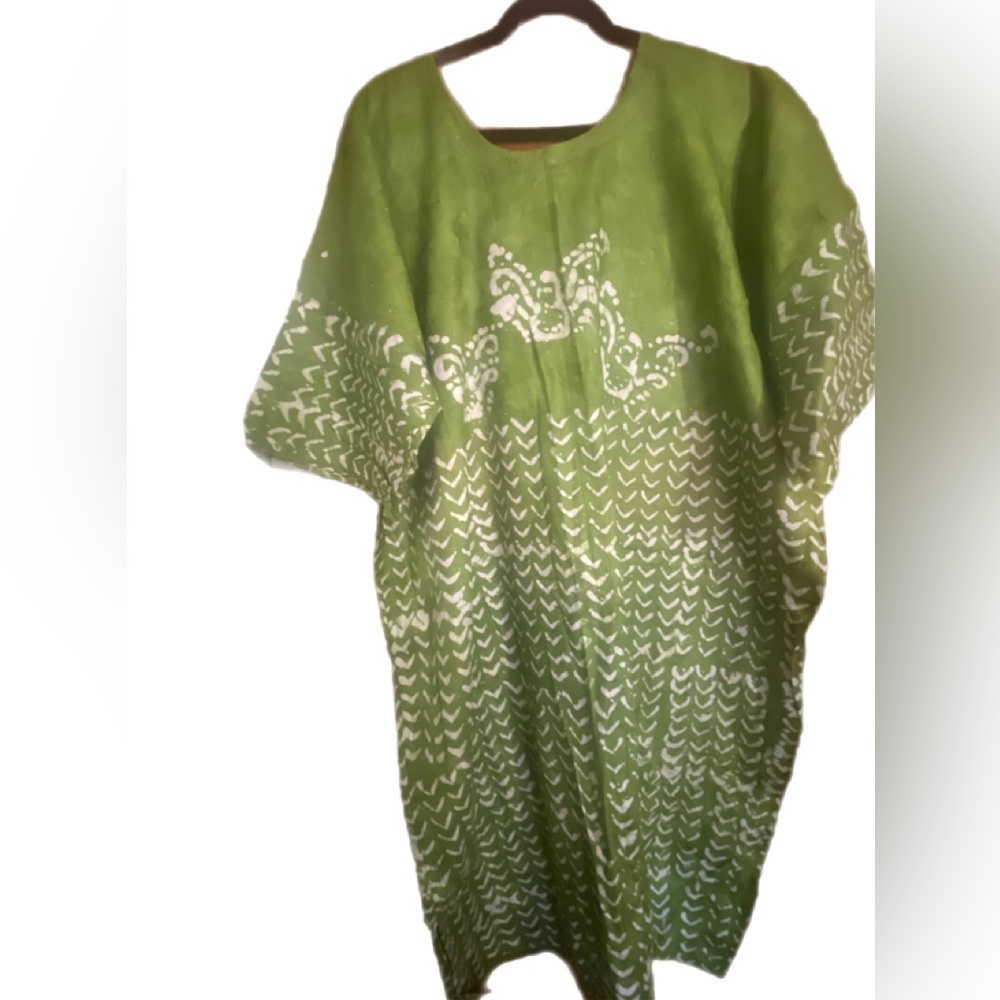 Brand new hand printed gown